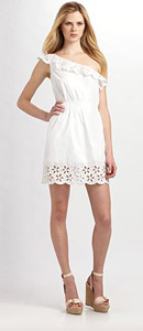 Mala bela oblekica DKNY