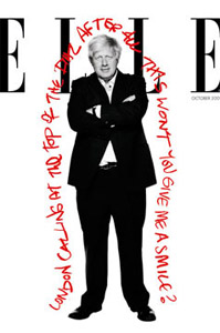 Boris Johnson na naslovnici Elle