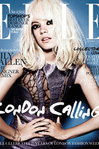 Lily Allen na naslovnici Elle