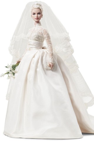 Grace Kelly kot poročna lutka Barbie