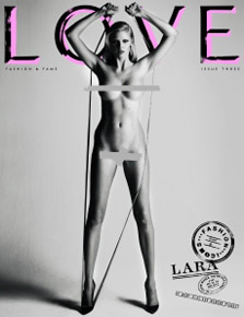 Love magazine - Lara Stone