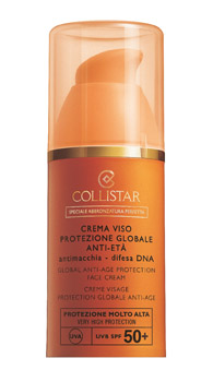 Collistar Global Protection Anti-Age Tanning Face Cream SPF 50