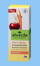 Alverde Anti-Aging Vitamincreme Acerola Karotte