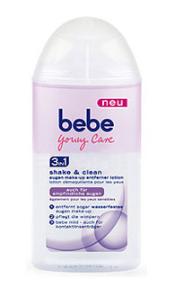 Bebe 3in1 Shake & Clean Augen Make-Up Entferner Lotion