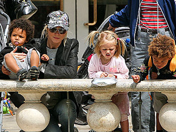 Heidi Klum s svojimi tremi otroci